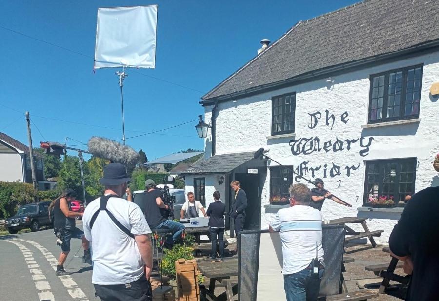 The Weary Friar Inn Pillaton Exterior foto